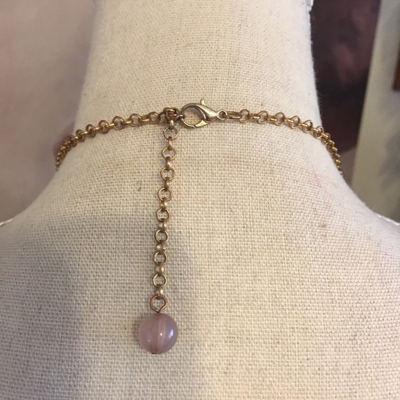 Rose multi layer beaded necklace - Picture 5 of 6